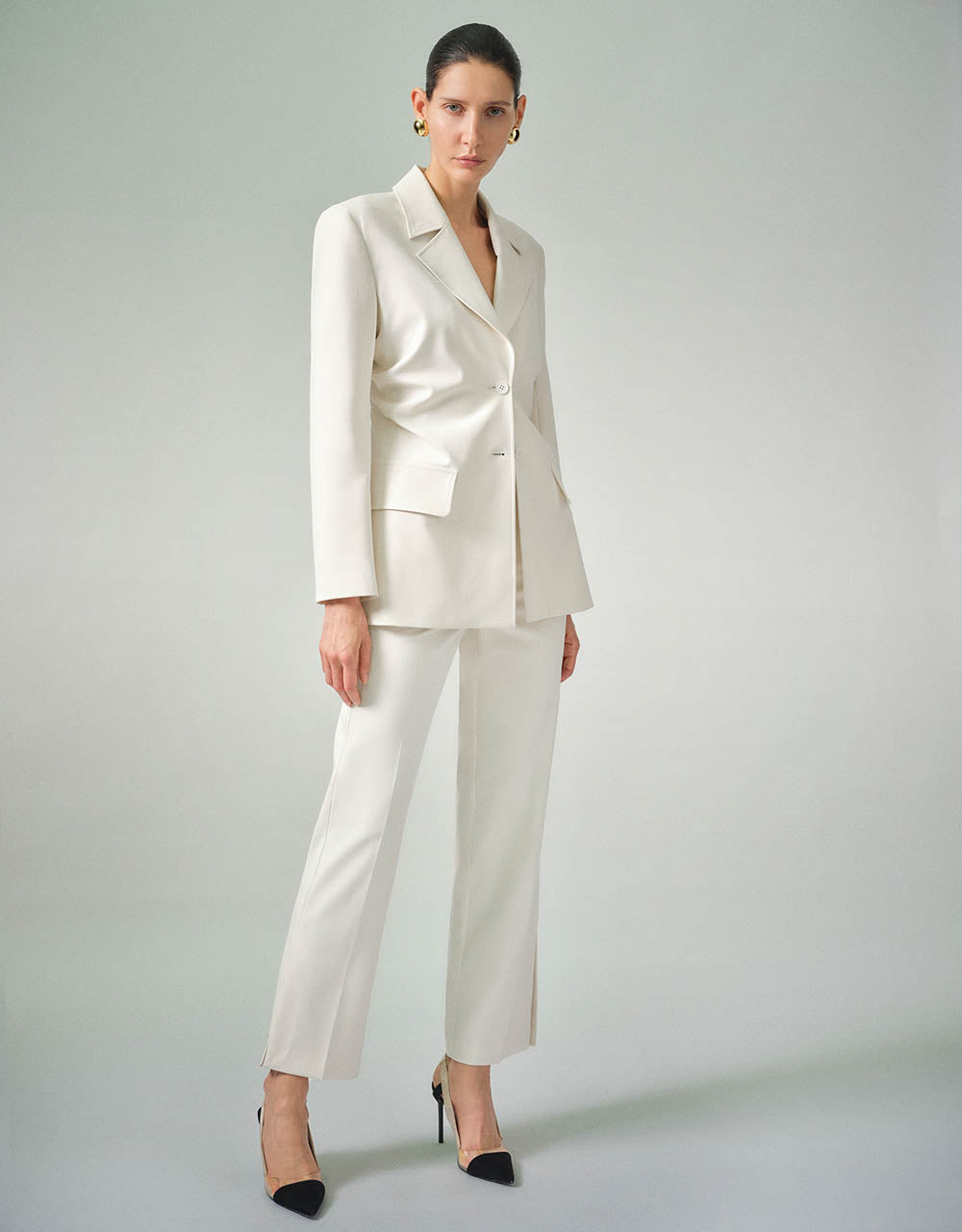 Notch Lapel Skater Blazer