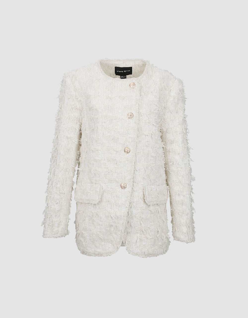 Standard Sleeve Fuzzy Jacket