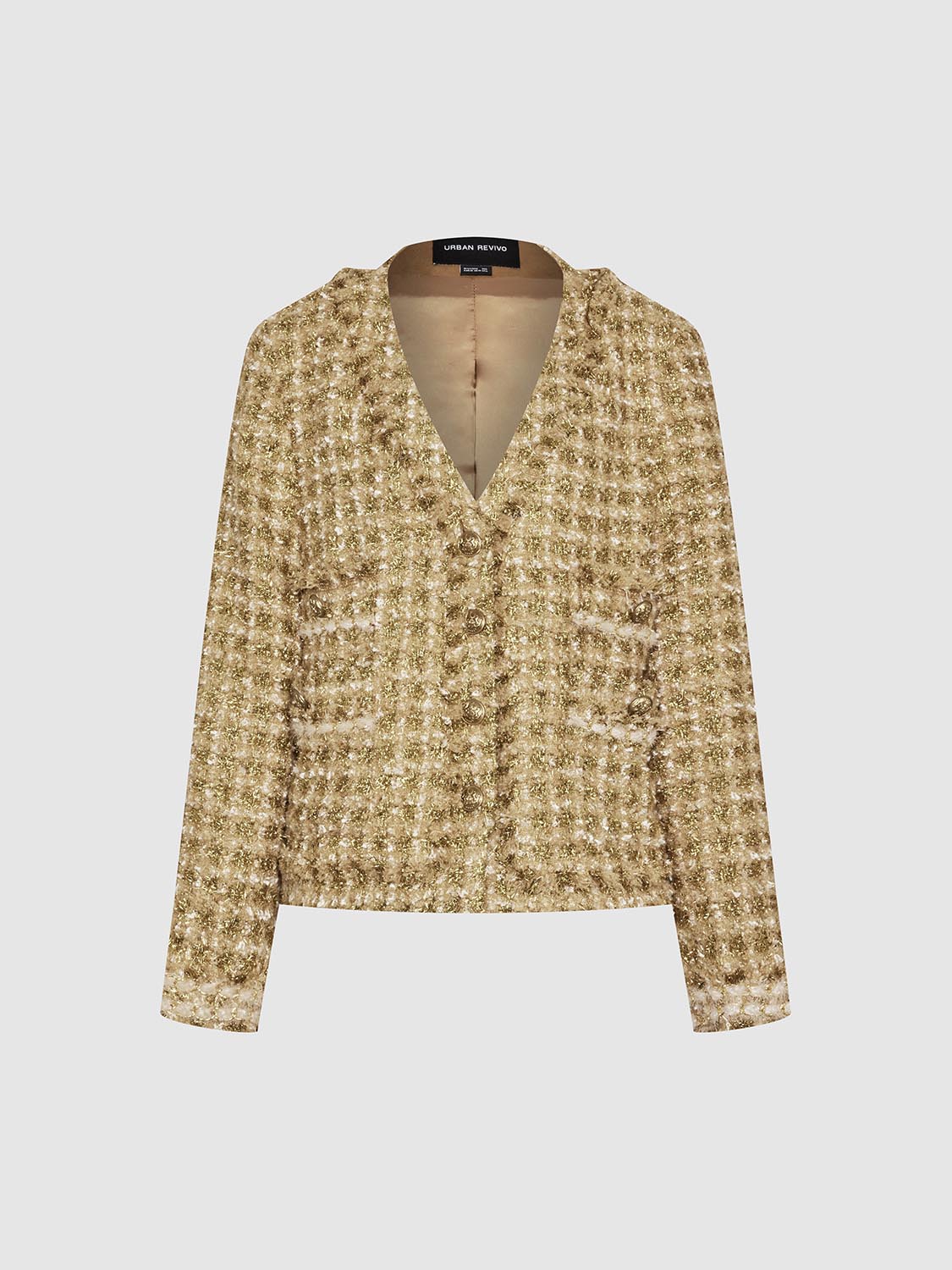Button Up Tweed Jackets