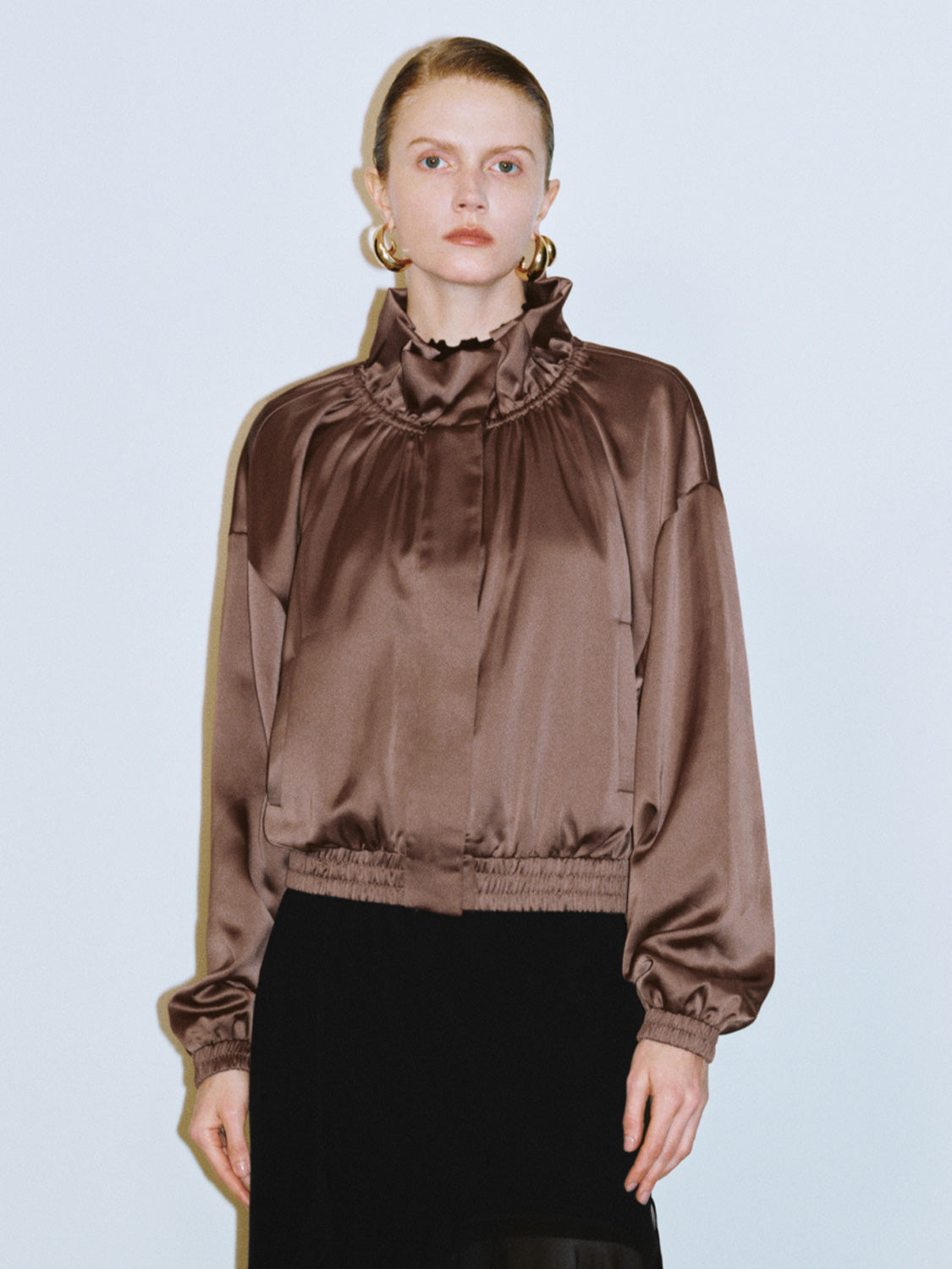Ruffled Collar Jackets