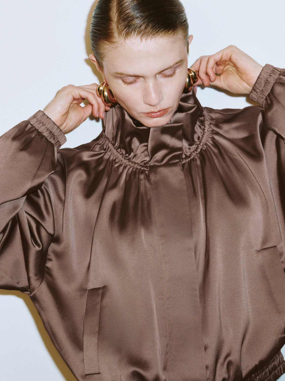 Ruffled Collar Jackets