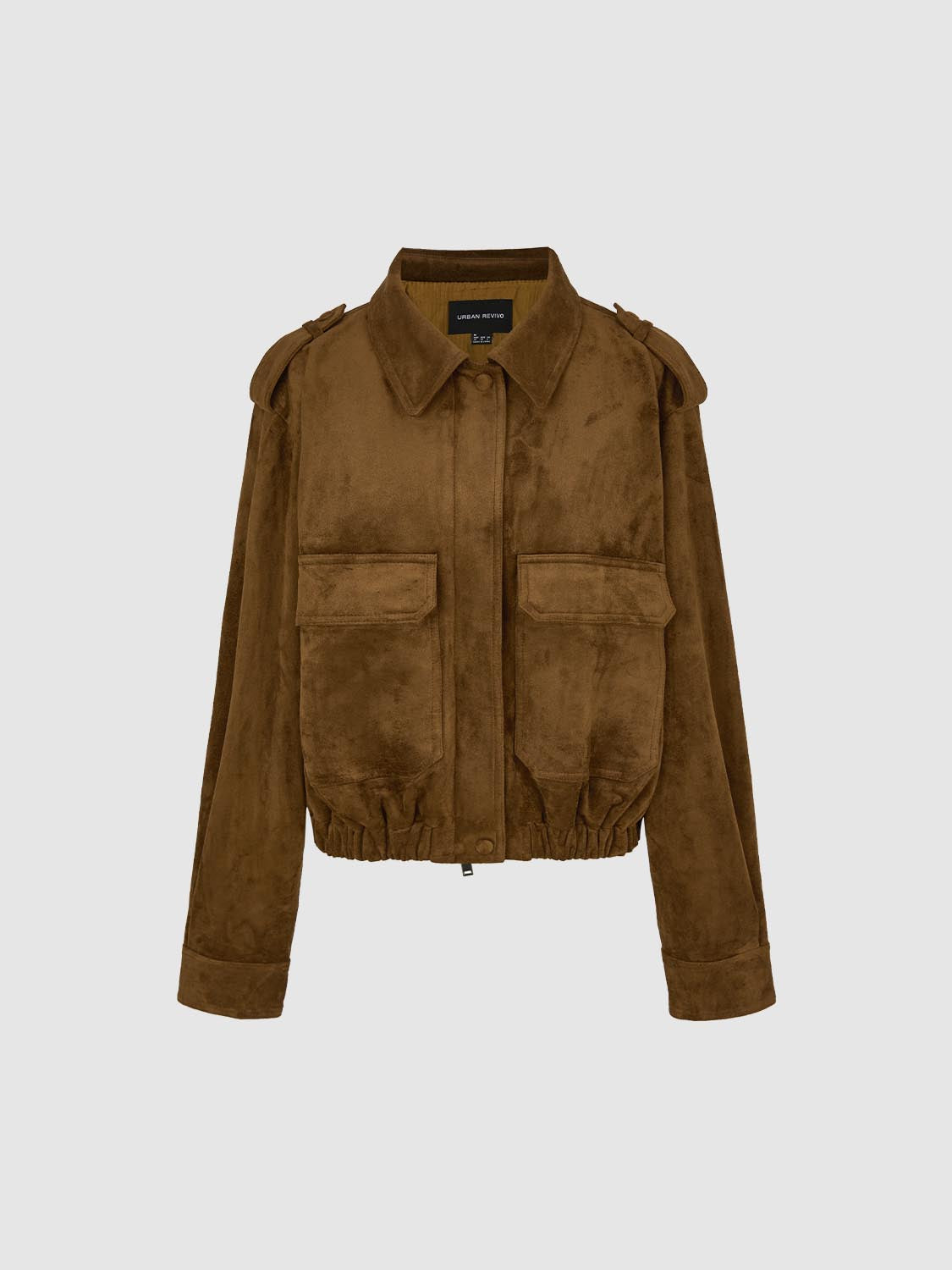 Suede Cropped Jackets