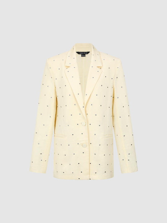 Polka Dot Tailored Blazers