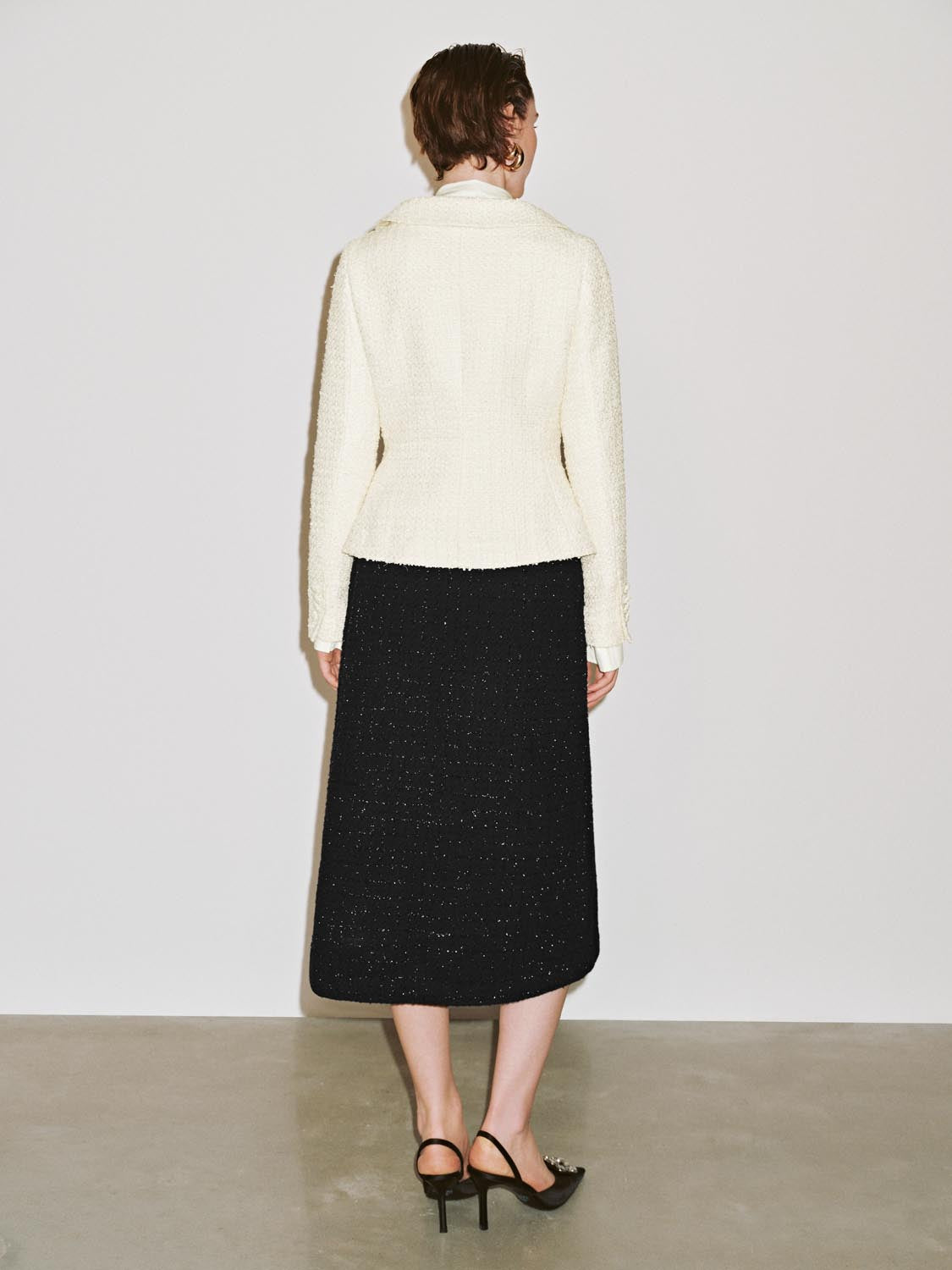 Button Up Notch Lapel Slim Jackets