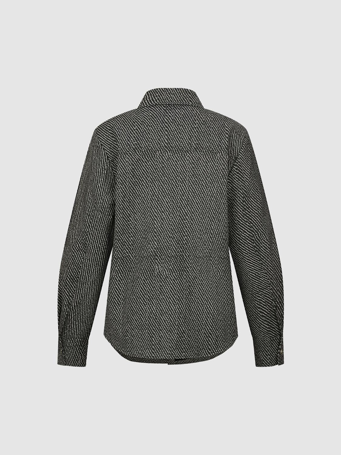 Strip Button Up Jackets