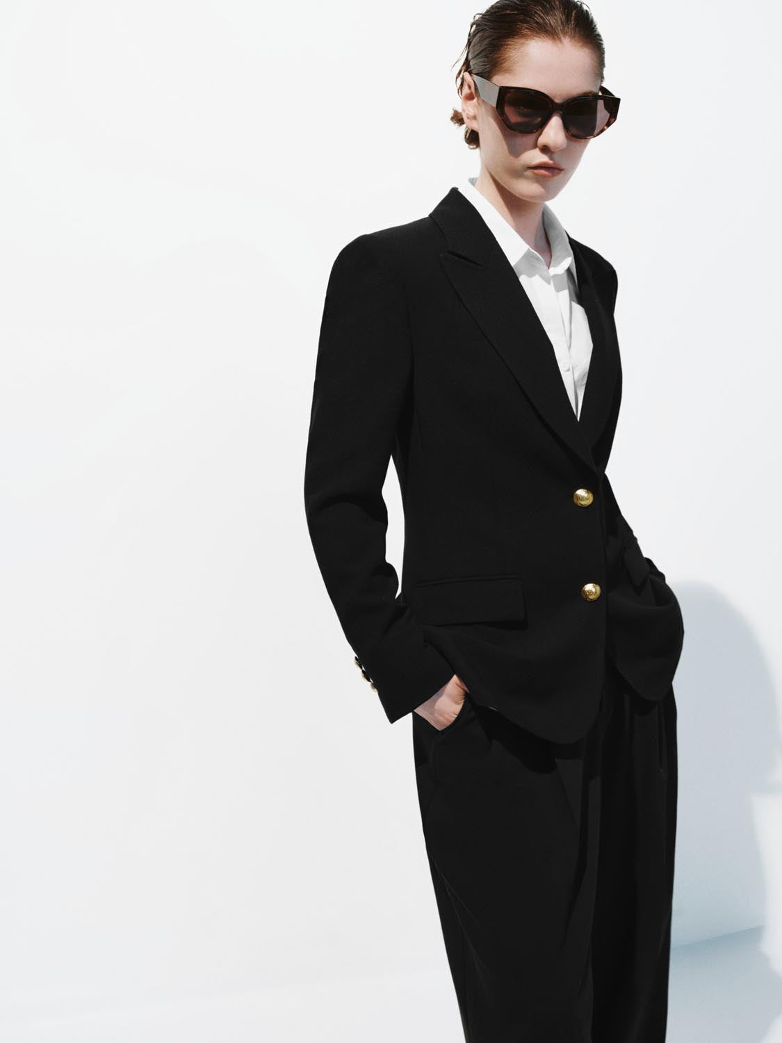 Tailored Cinch Waist Blazers