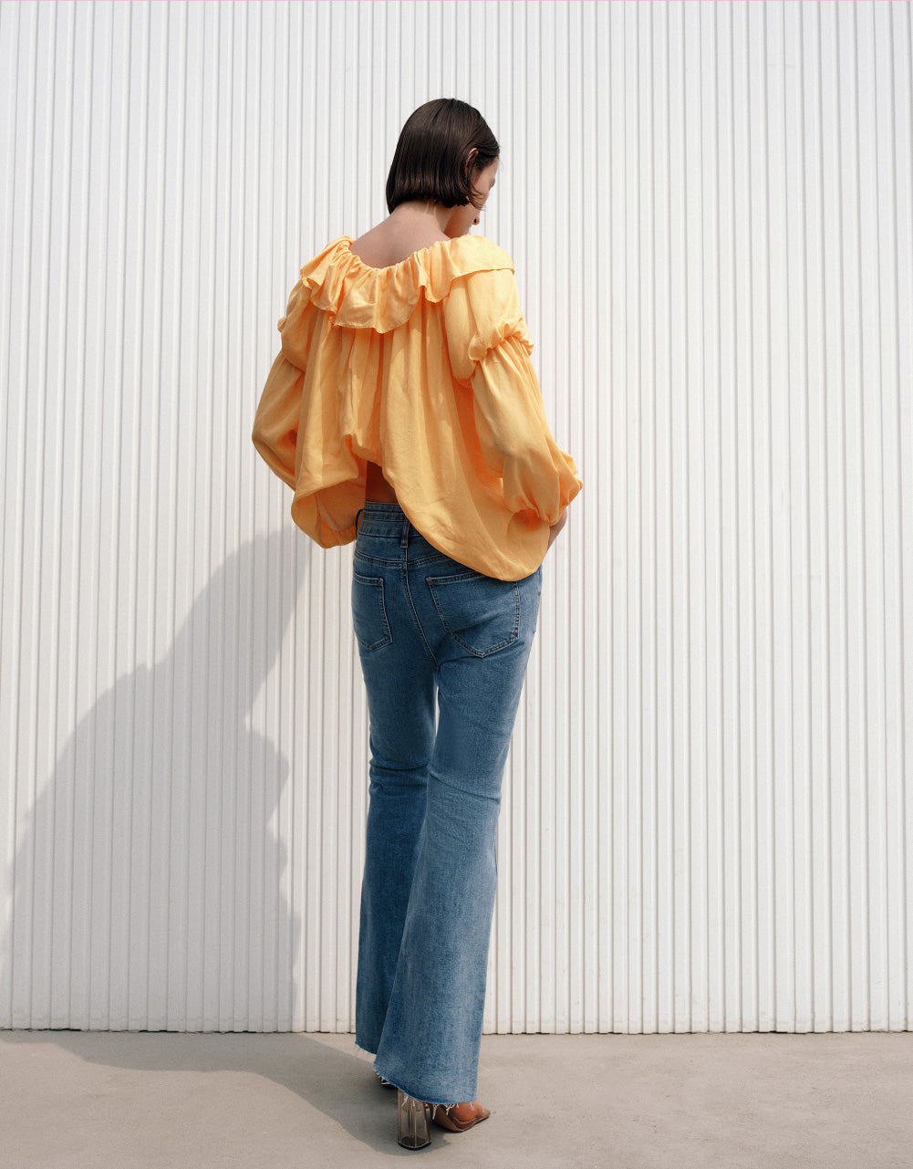 Puff Sleeve Off-Shoulder Blouse