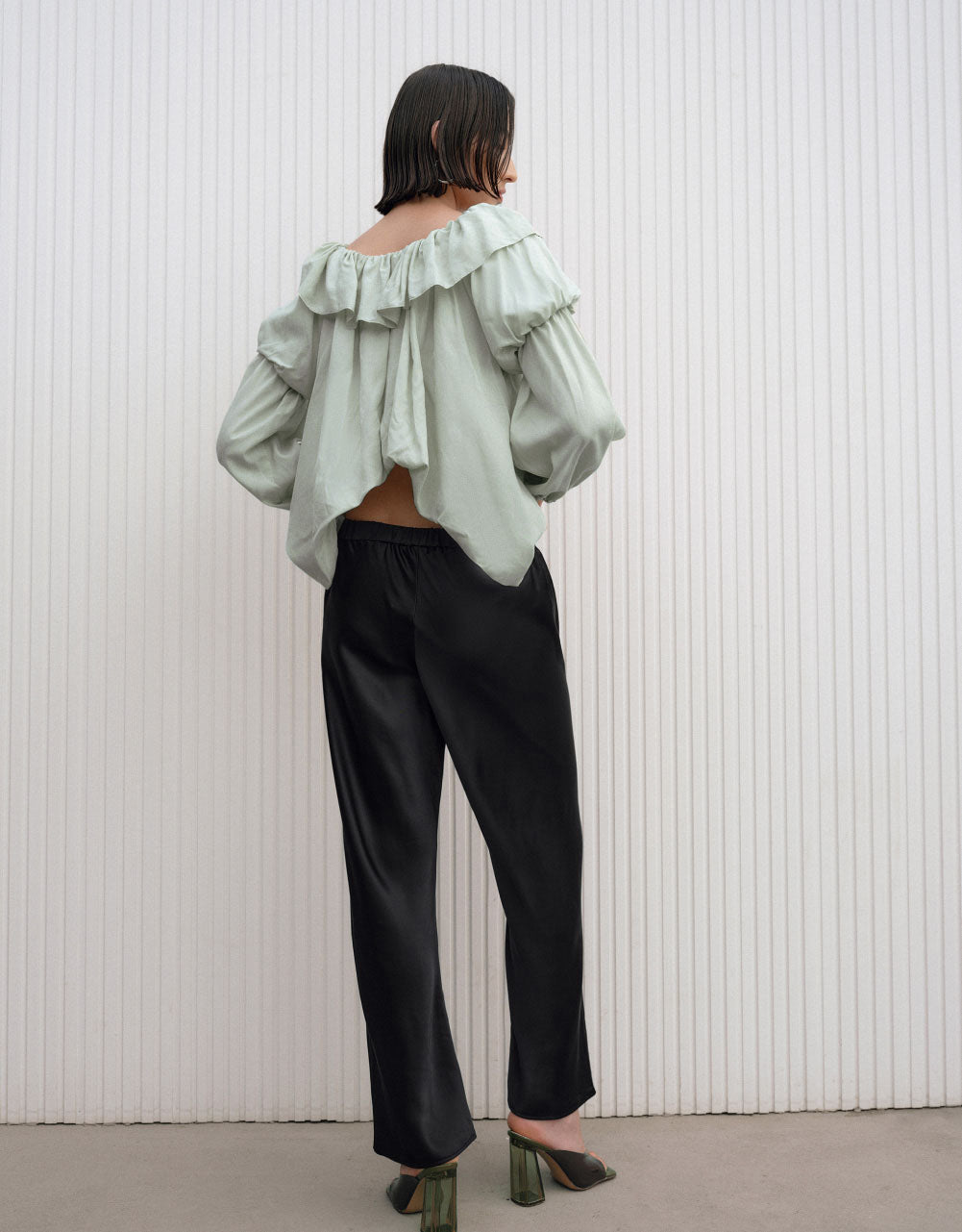 Puff Sleeve Off-Shoulder Blouse