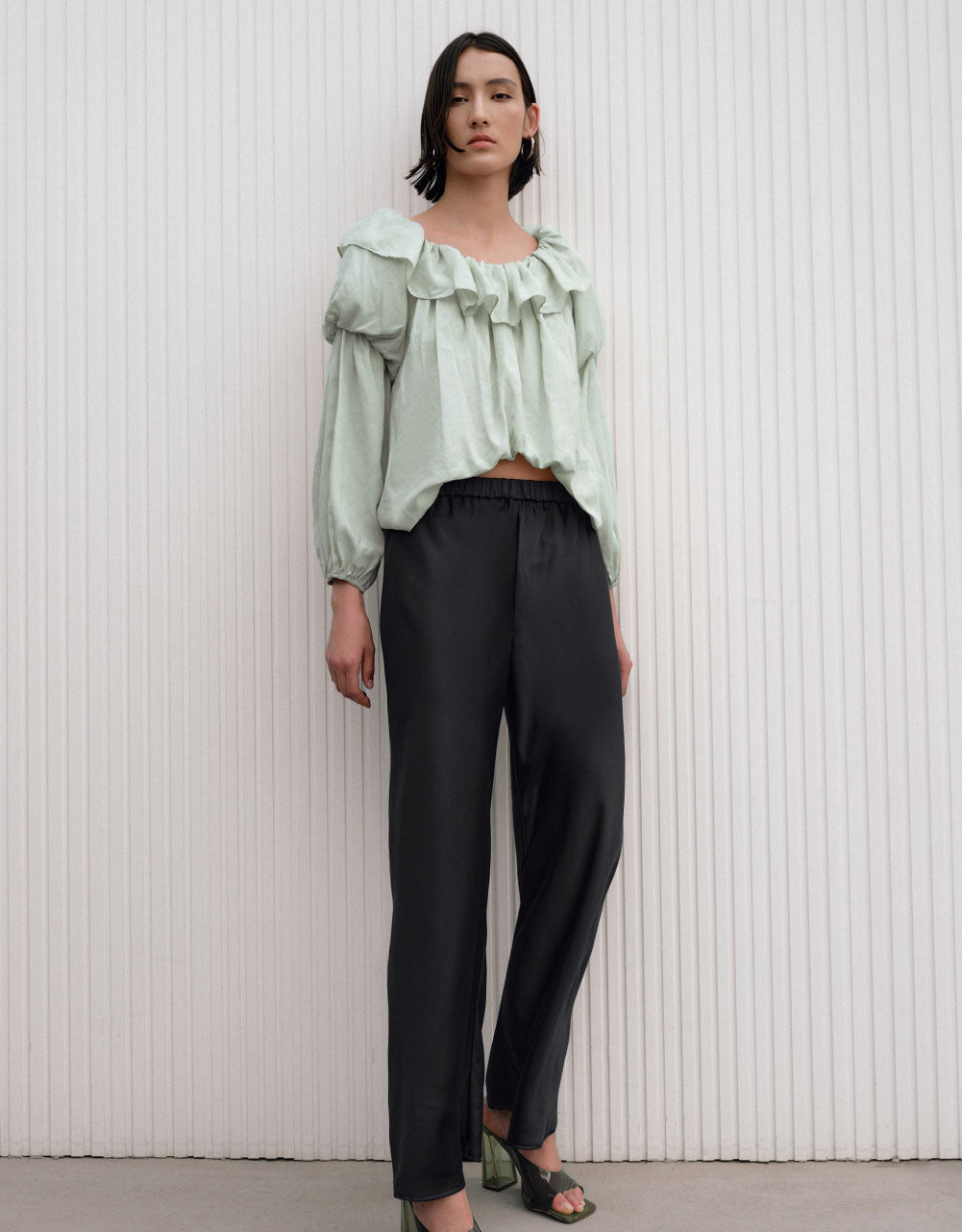 Puff Sleeve Off-Shoulder Blouse