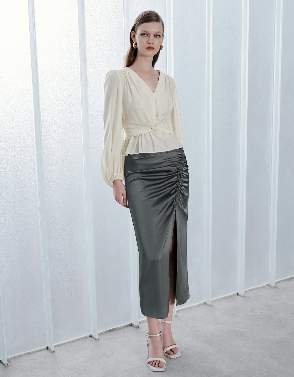 Twist Front Overhead Shirt