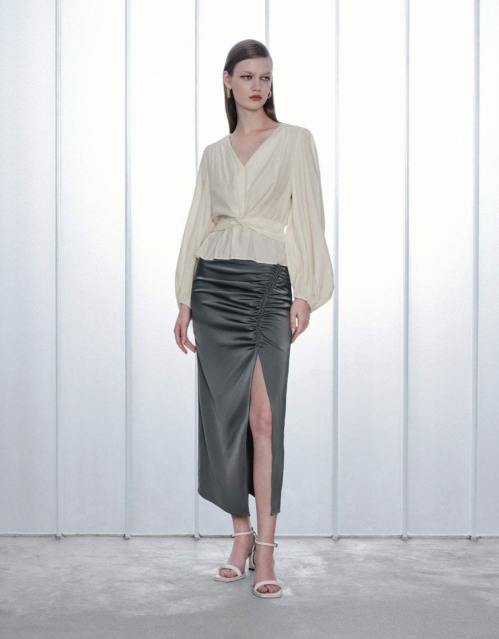 Twist Front Overhead Shirt