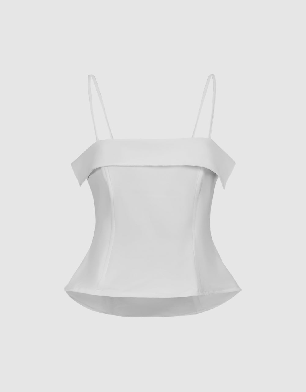 Flare Hem Off-Shoulder Cami Top