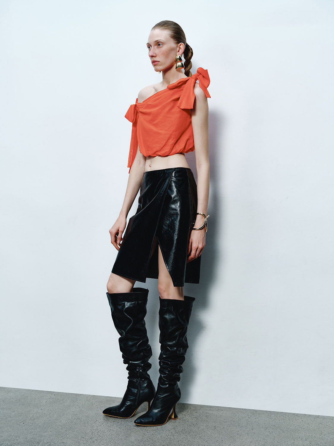 One Shoulder Cami Tops