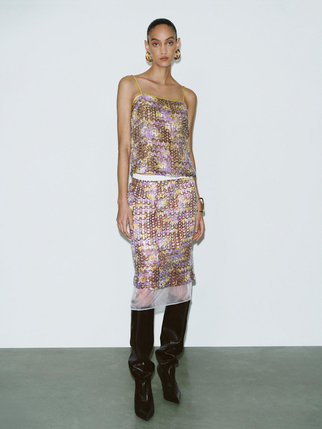 Sequin Cami Tops