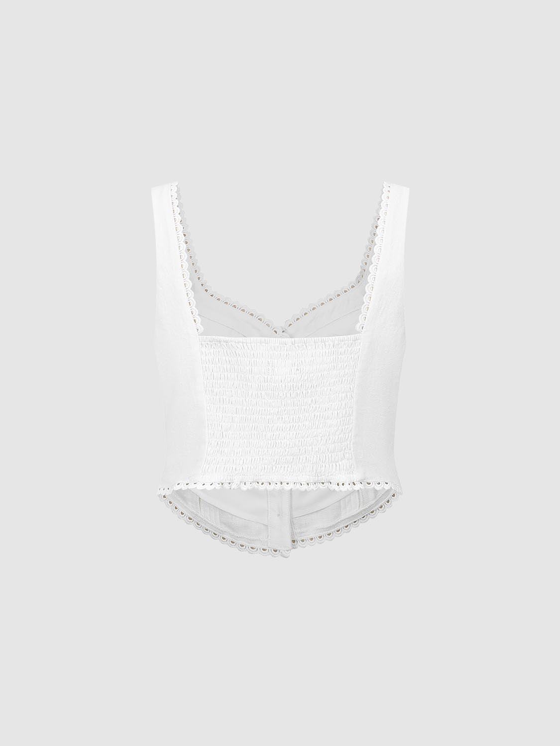 Lace Trim Cami Tops