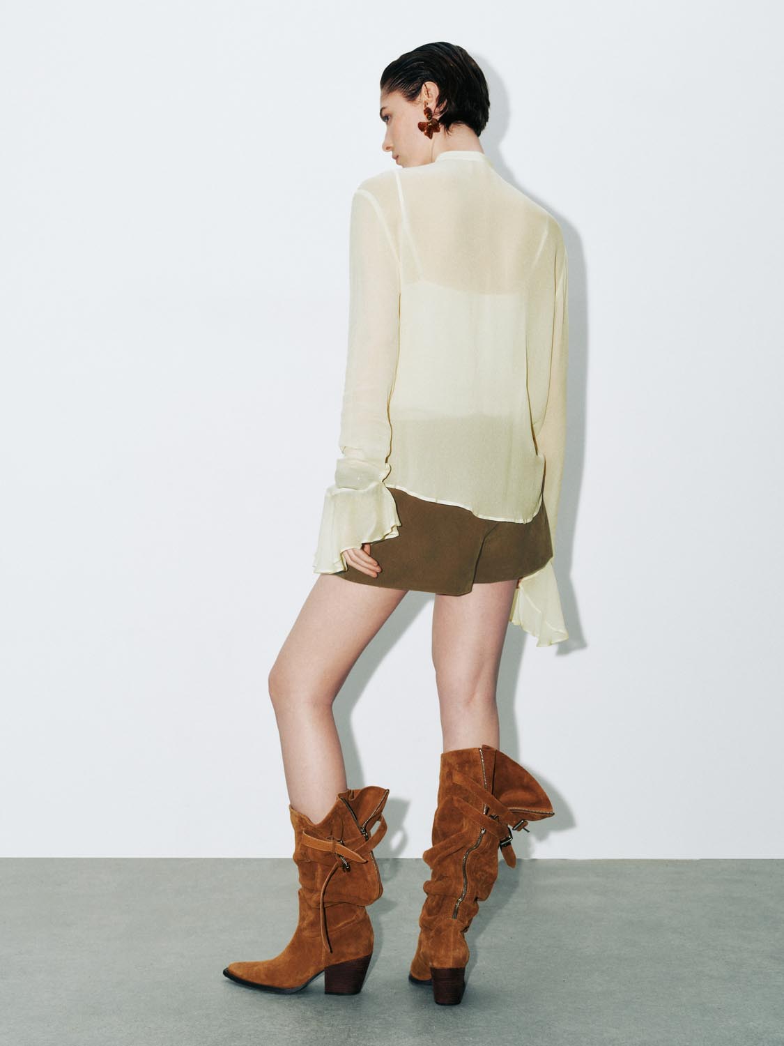Sheer Long Sleeve Shirts