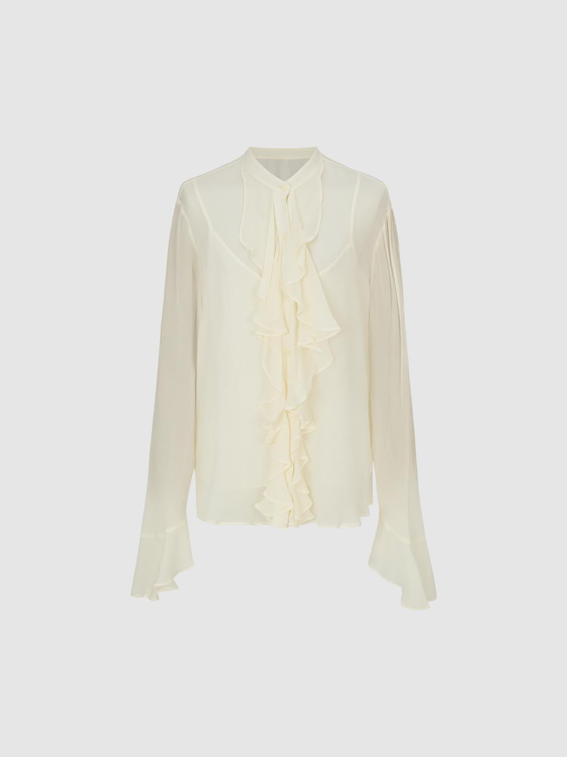 Sheer Long Sleeve Shirts