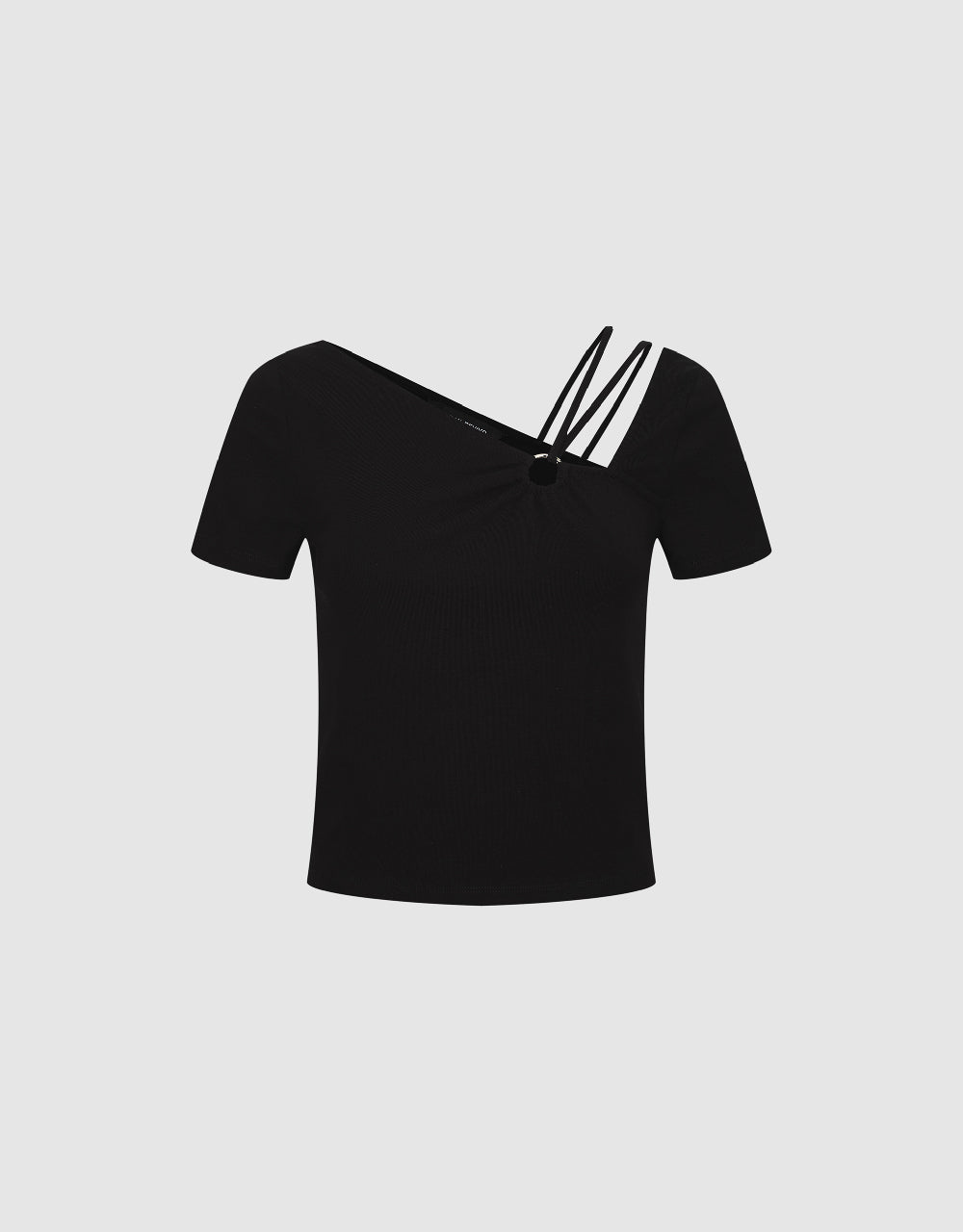 One Shoulder Skinny T-Shirt
