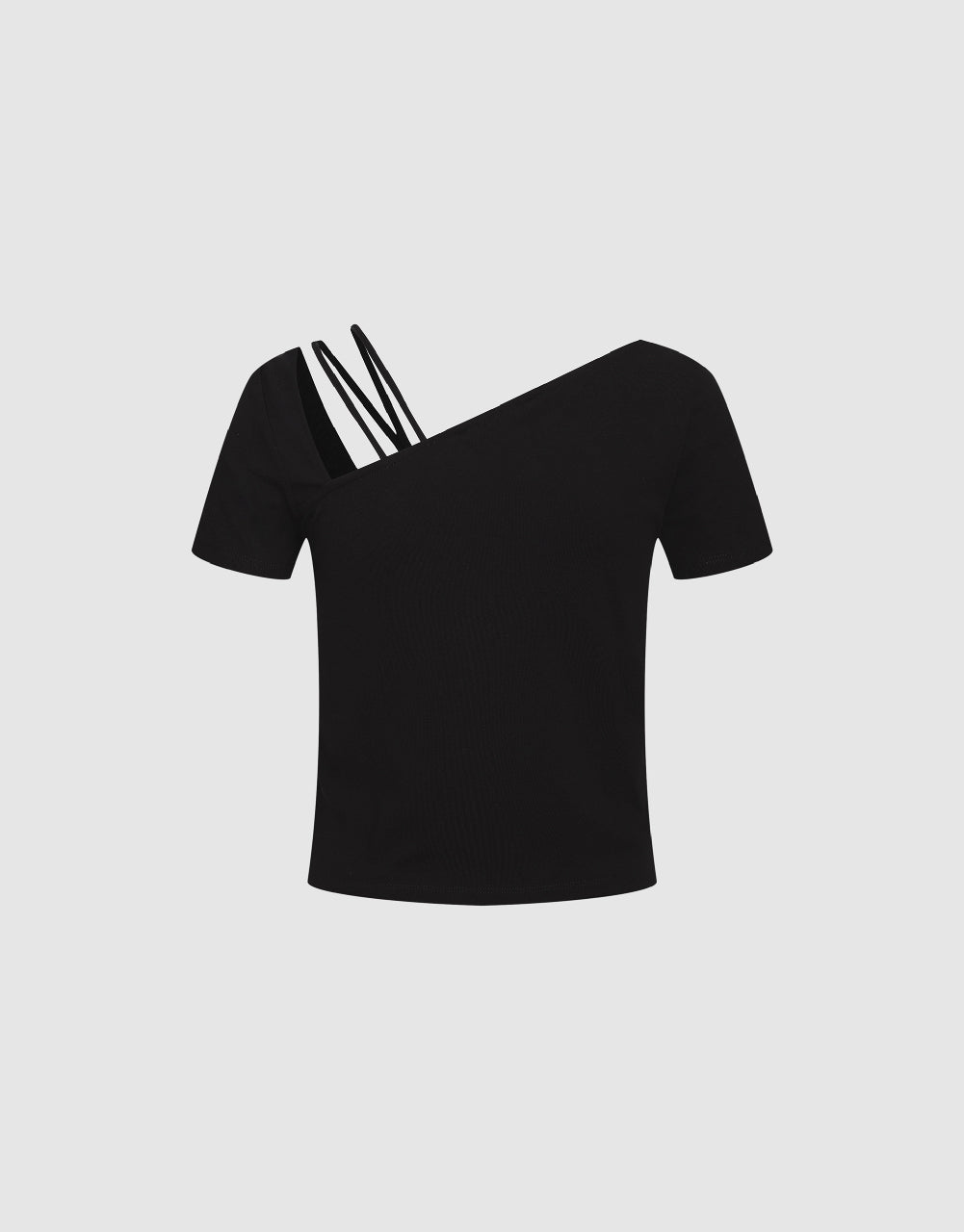 One Shoulder Skinny T-Shirt