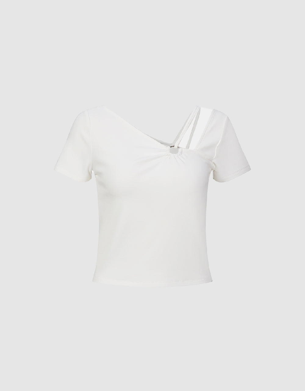 One Shoulder Skinny T-Shirt