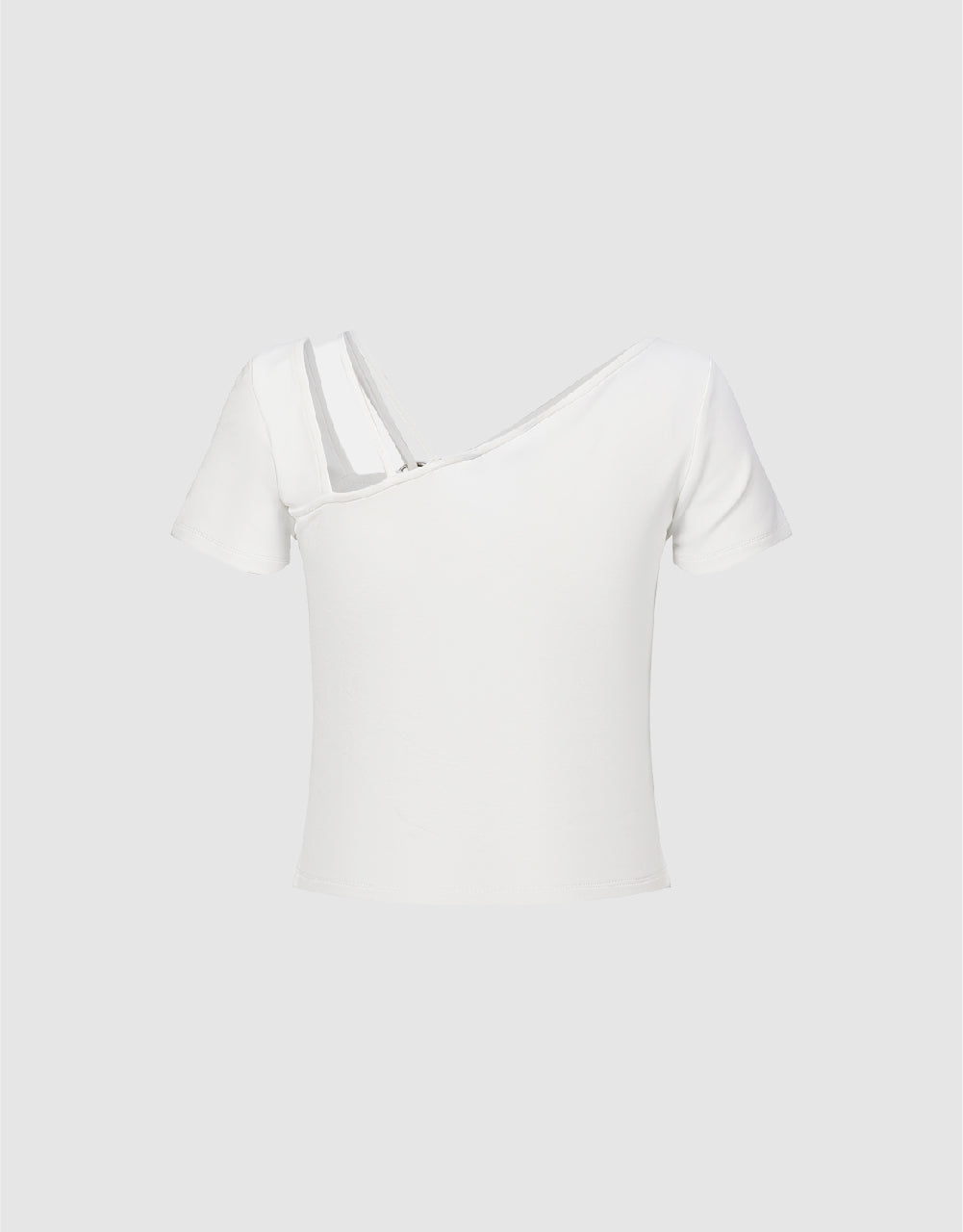 One Shoulder Skinny T-Shirt