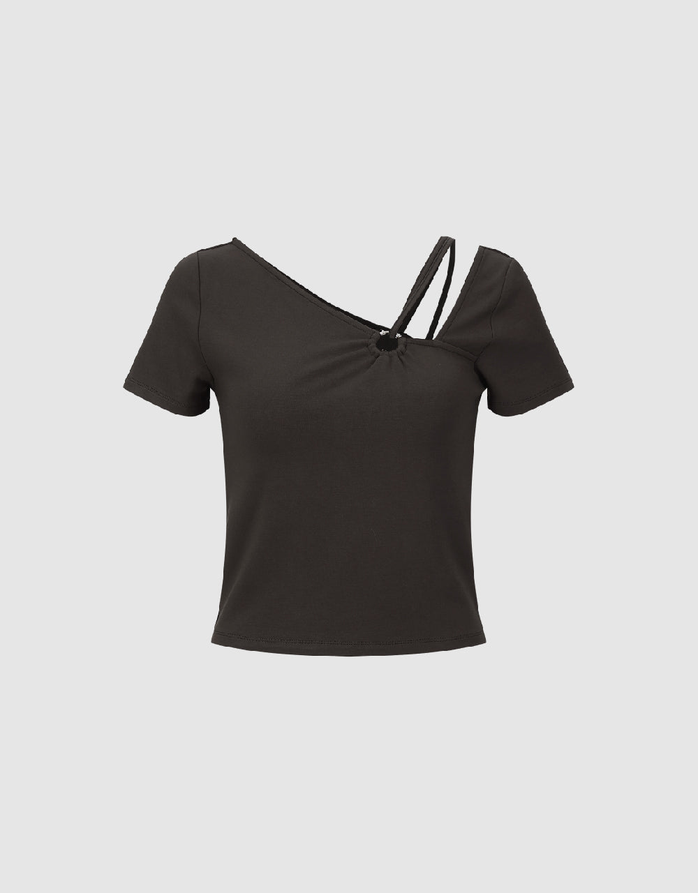 One Shoulder Skinny T-Shirt