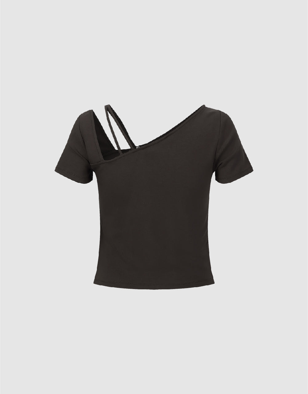 One Shoulder Skinny T-Shirt