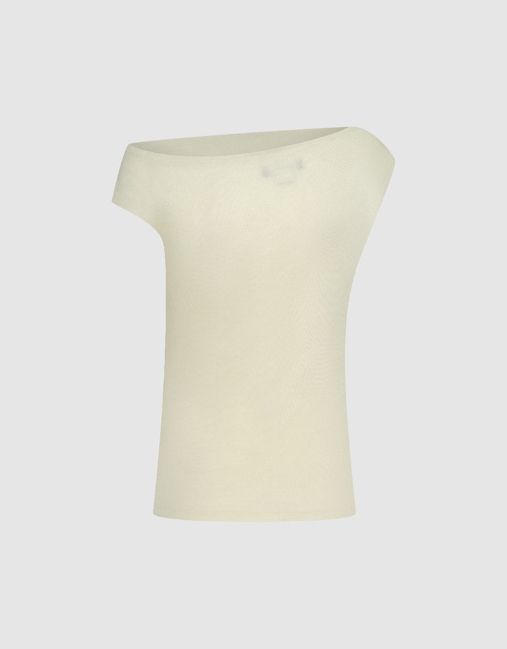 Ruched Off-Shoulder Skinny Tank Top