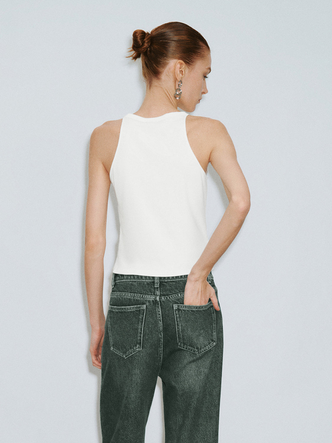 Cut-Out Tank Top