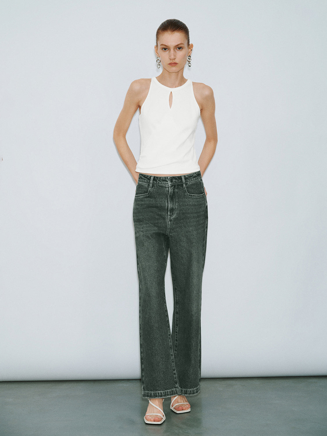 Cut-Out Tank Top
