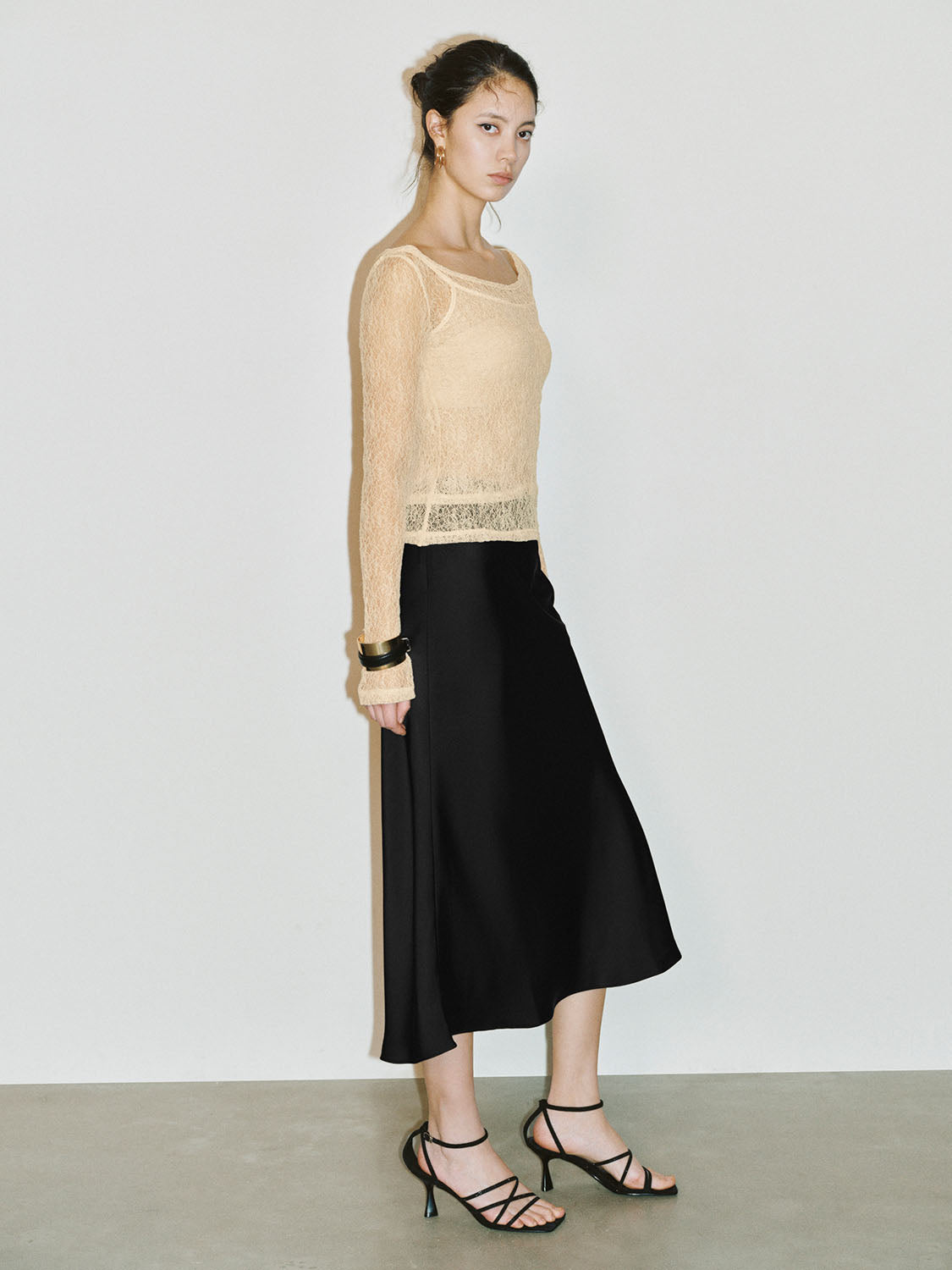 Round Neck Textured T-Shirts