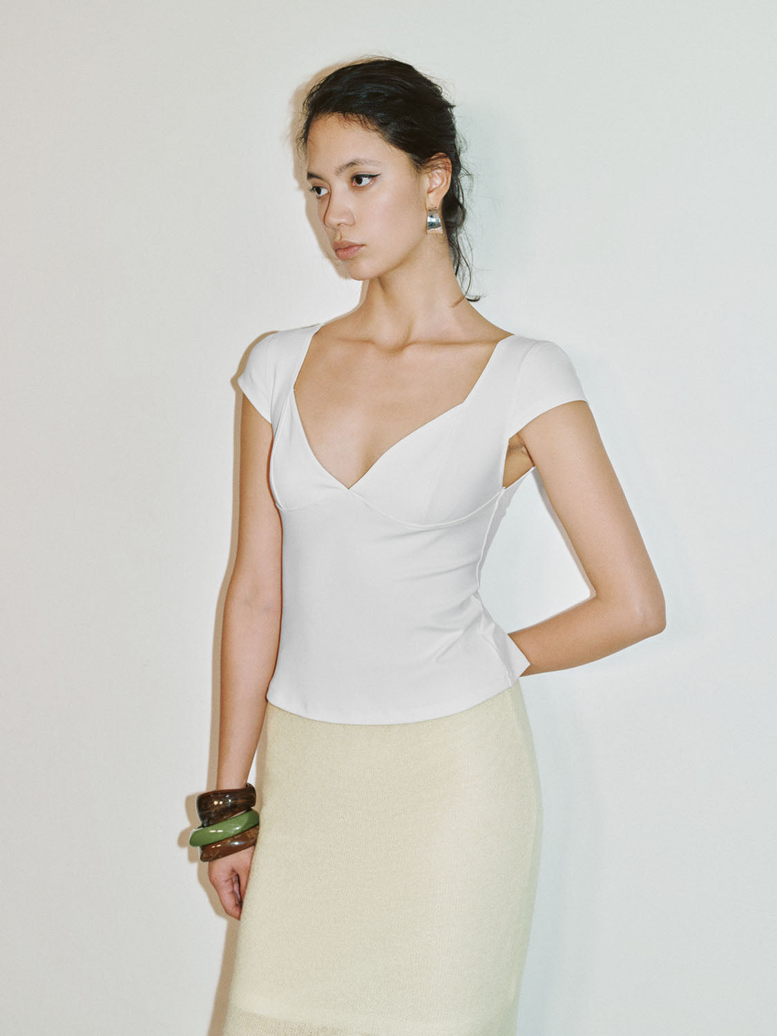Skinny V-Neck T-Shirts