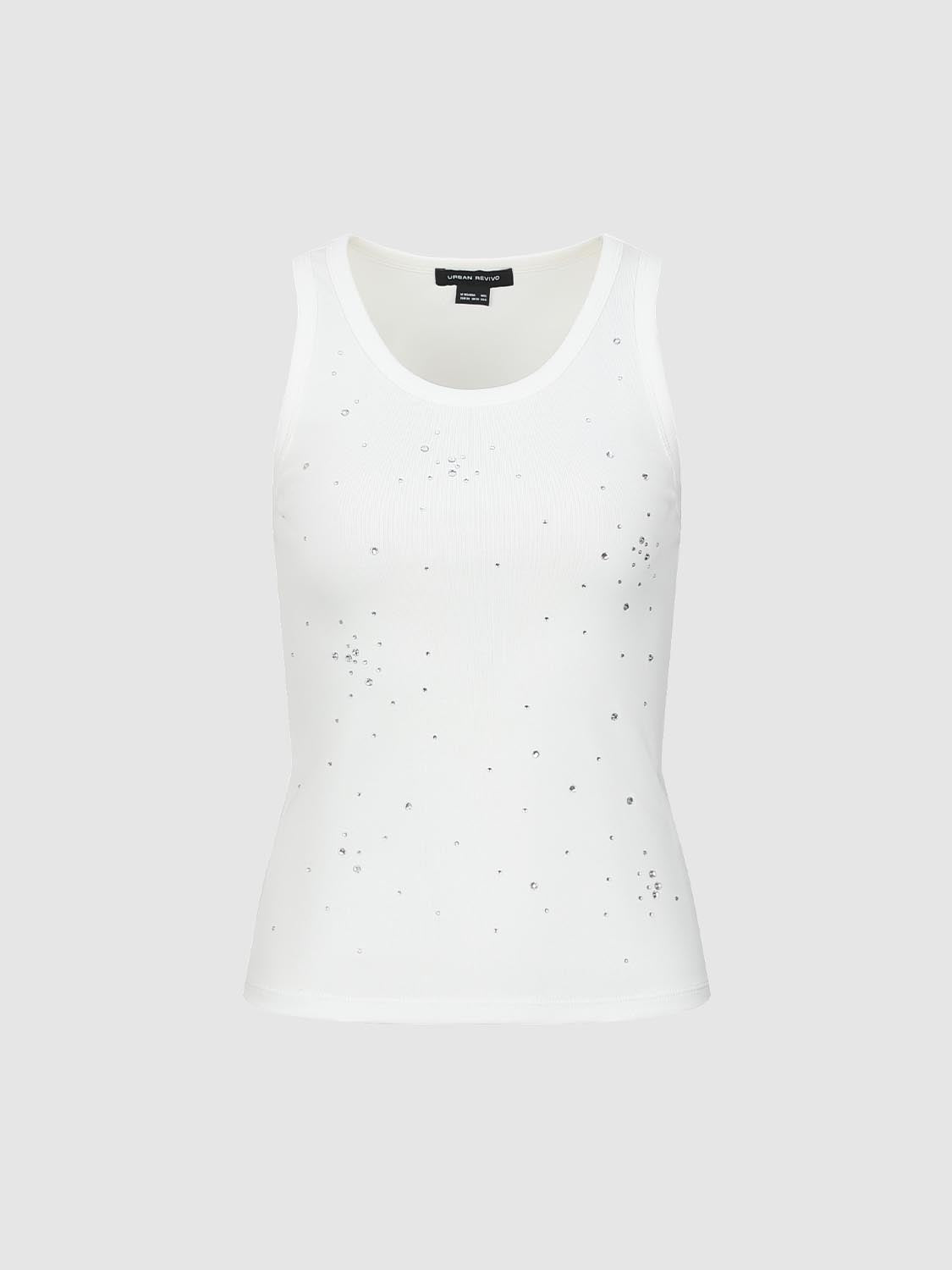 Rhinestone Tank Tops