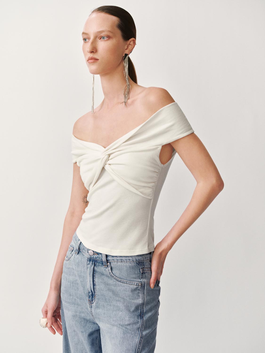 Twisted Front T-Shirts
