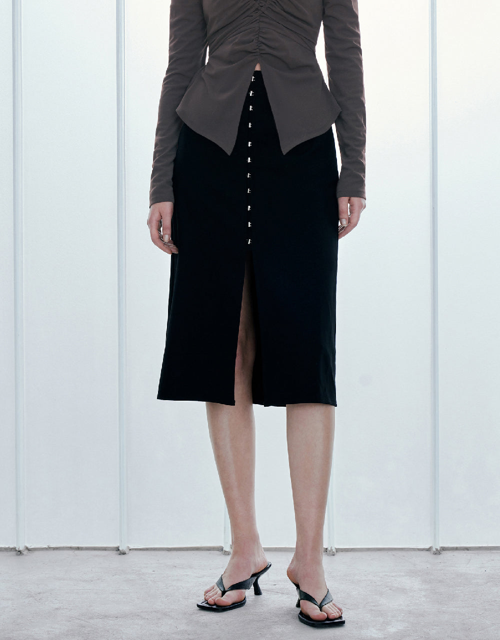 Midi Straight Skirt