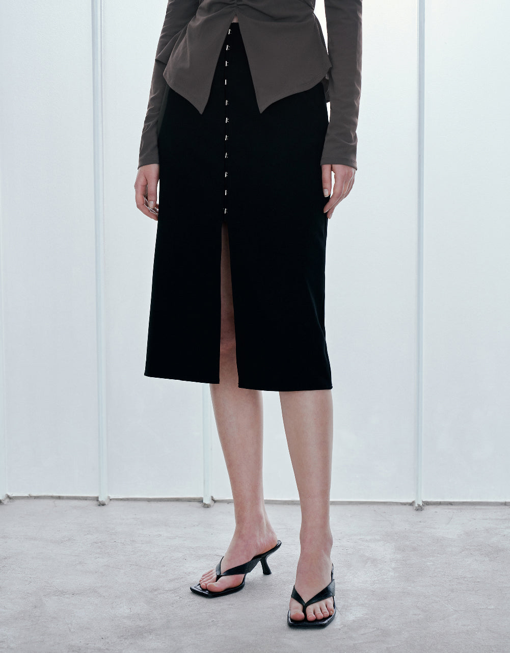 Midi Straight Skirt