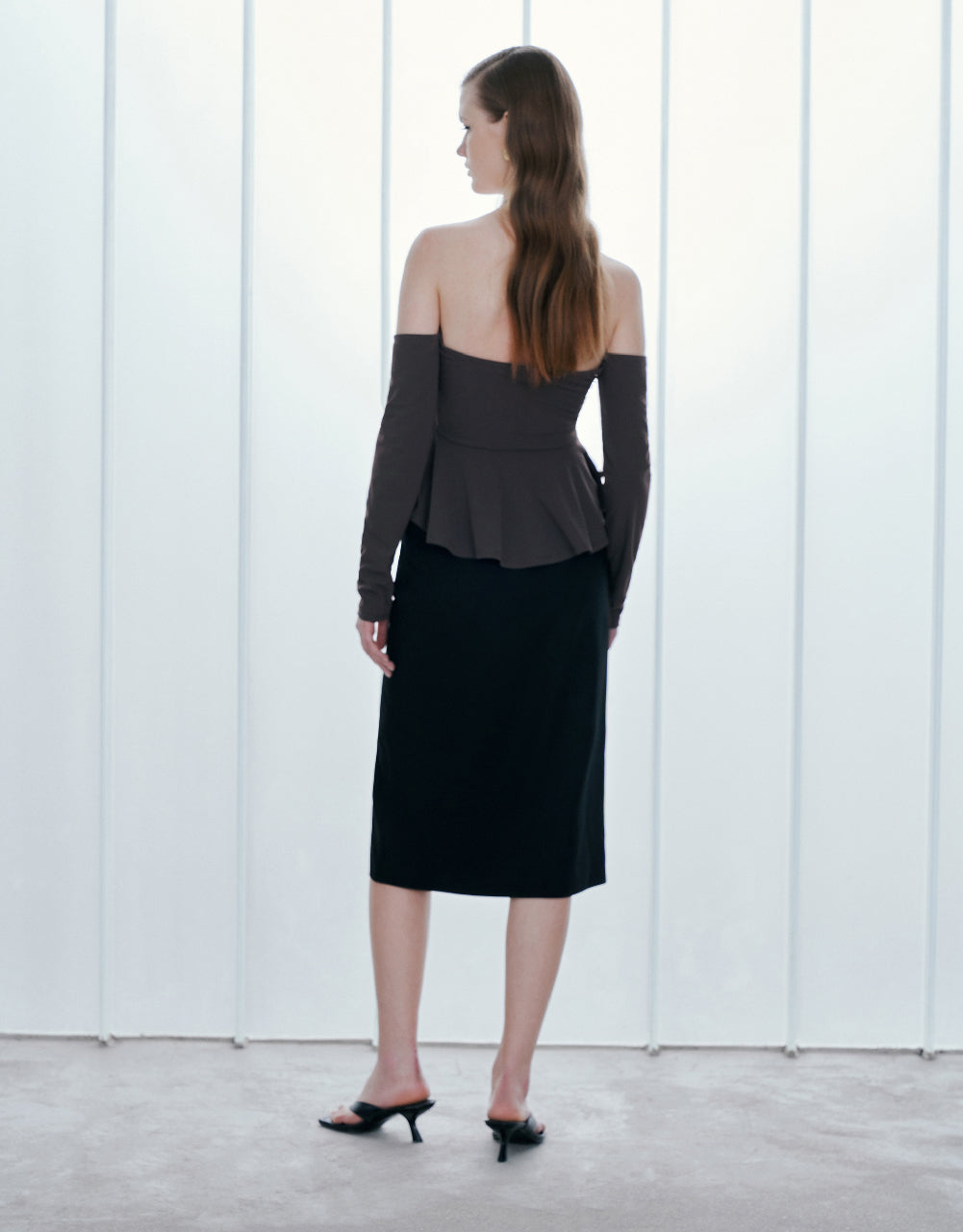 Midi Straight Skirt