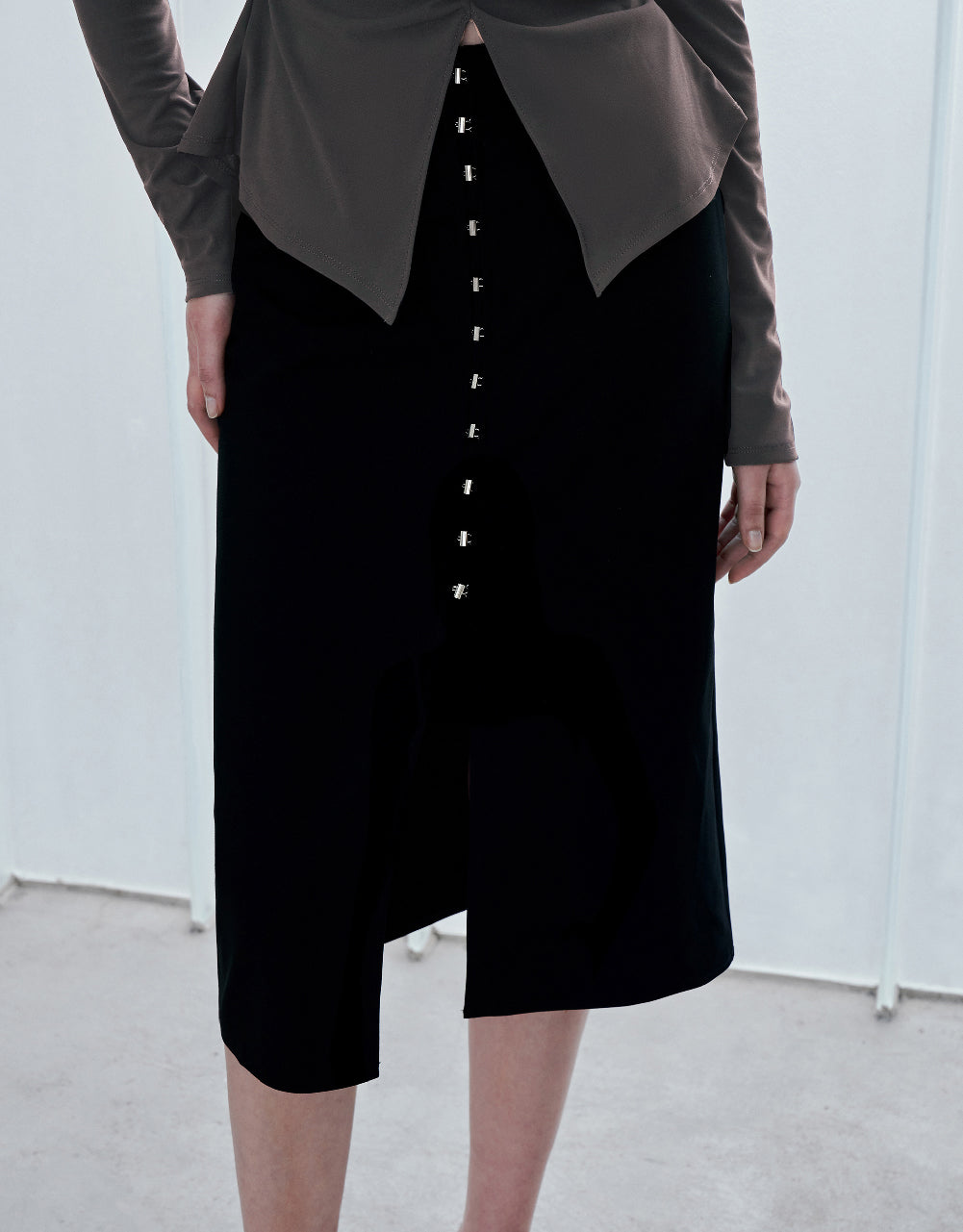 Midi Straight Skirt