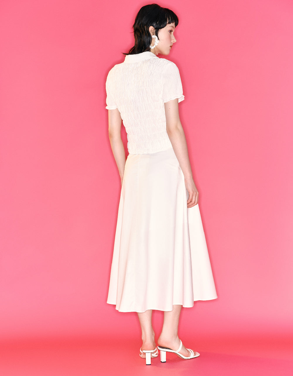 Midi A-Line Skirt