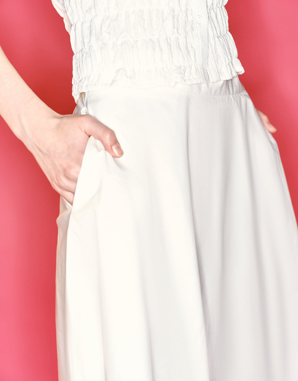 Midi A-Line Skirt