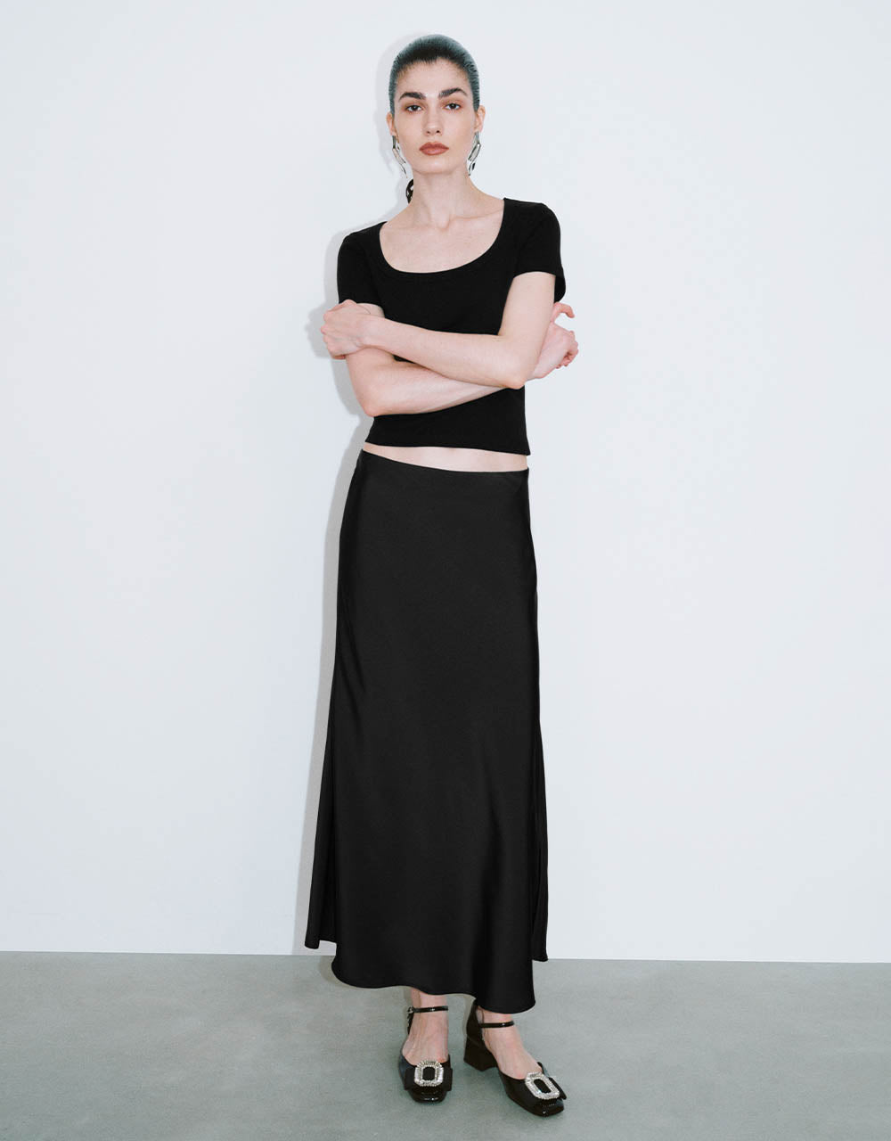 Midi Fishtail Skirt