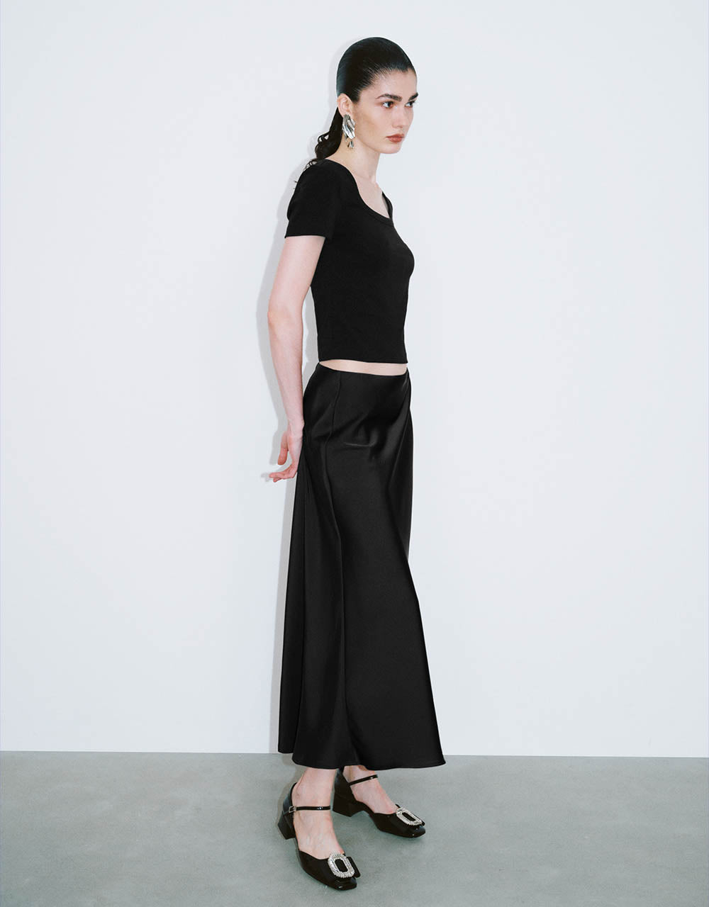 Midi Fishtail Skirt
