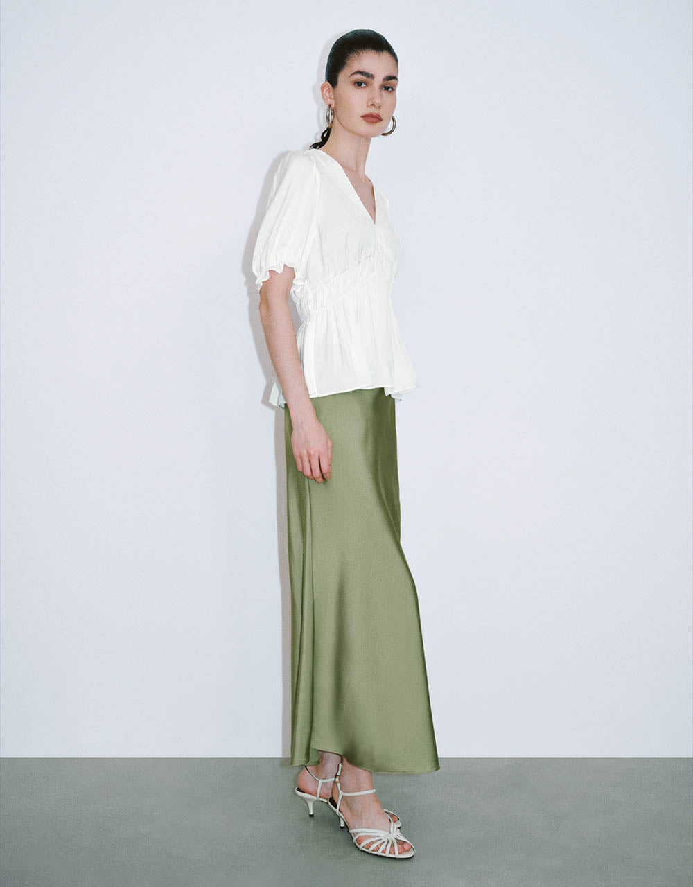 Midi Fishtail Skirt