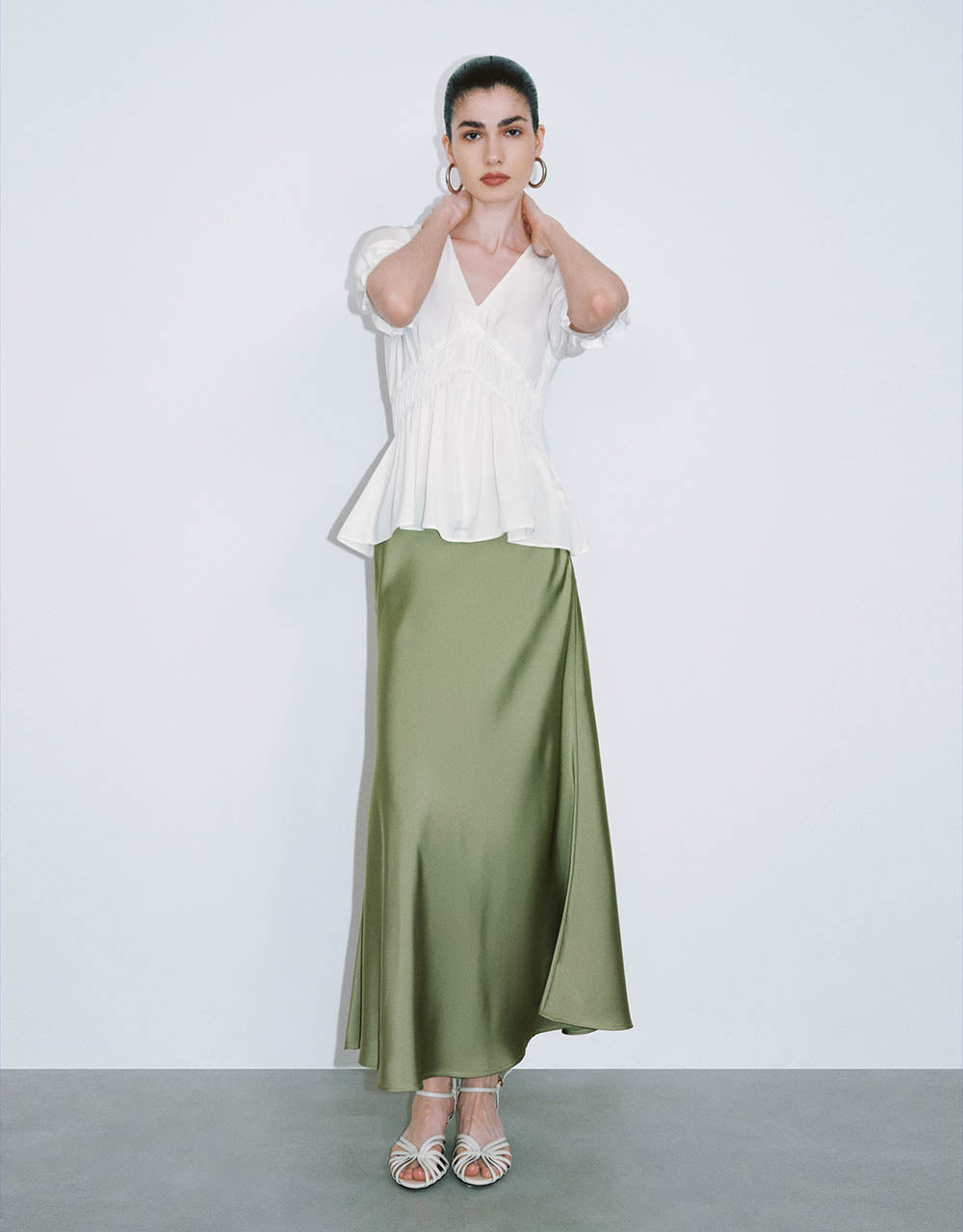 Midi Fishtail Skirt