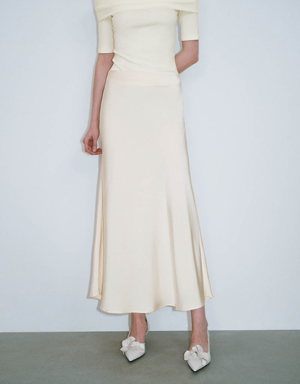 Midi Fishtail Skirt