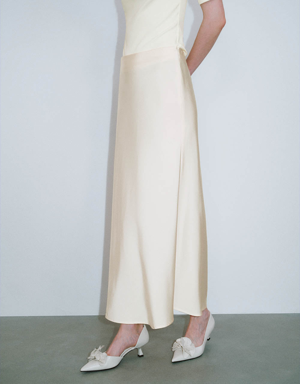 Midi Fishtail Skirt