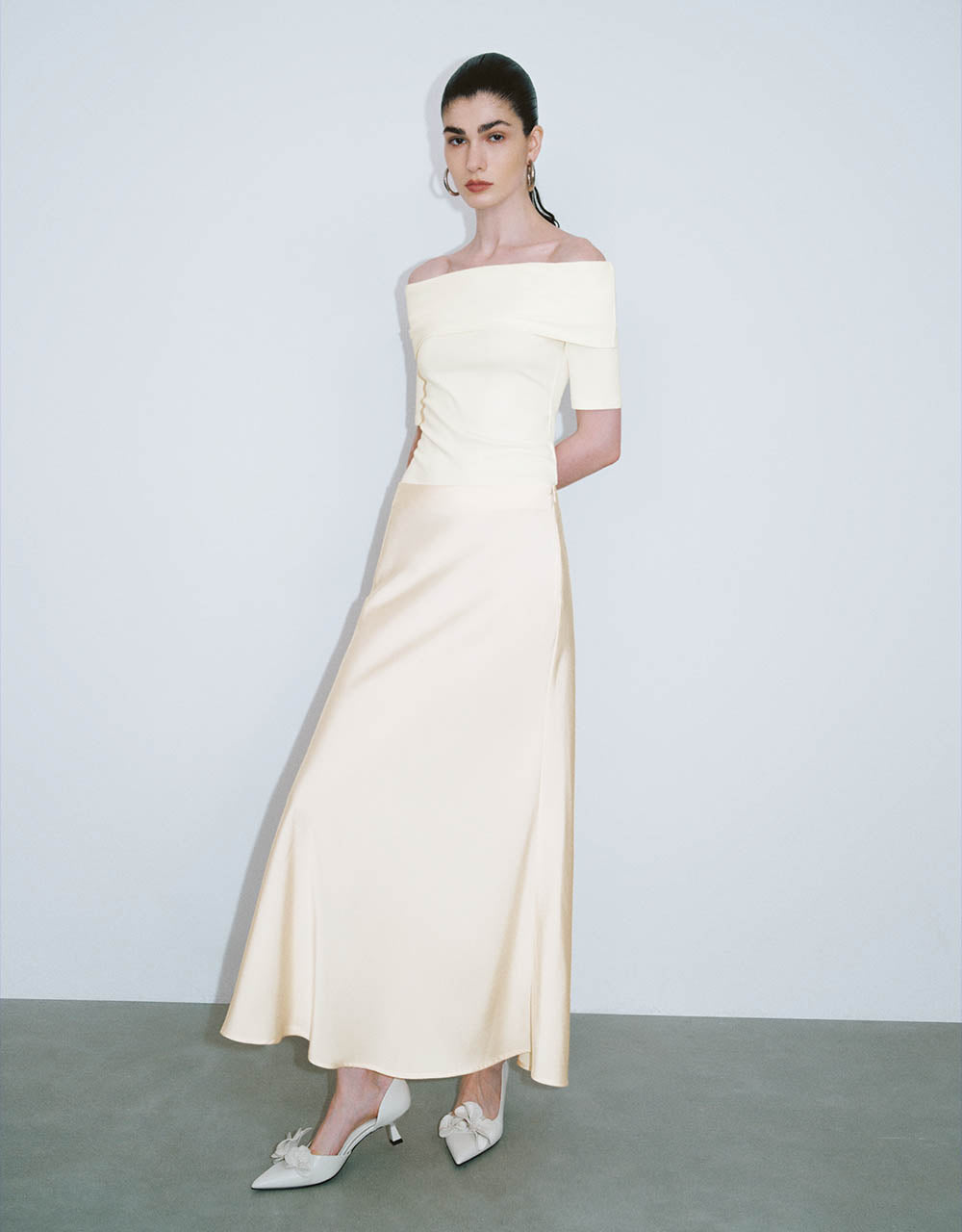 Midi Fishtail Skirt