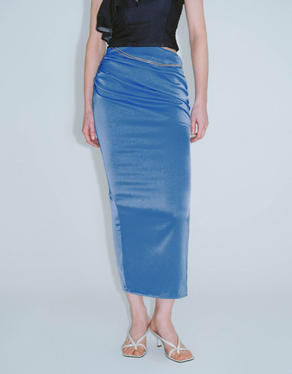 Midi Straight Skirt