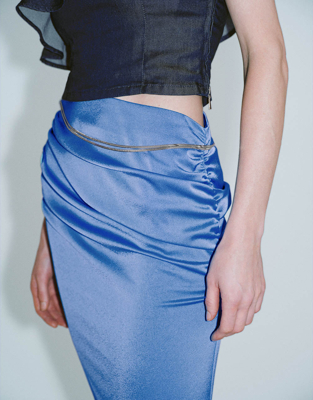 Midi Straight Skirt