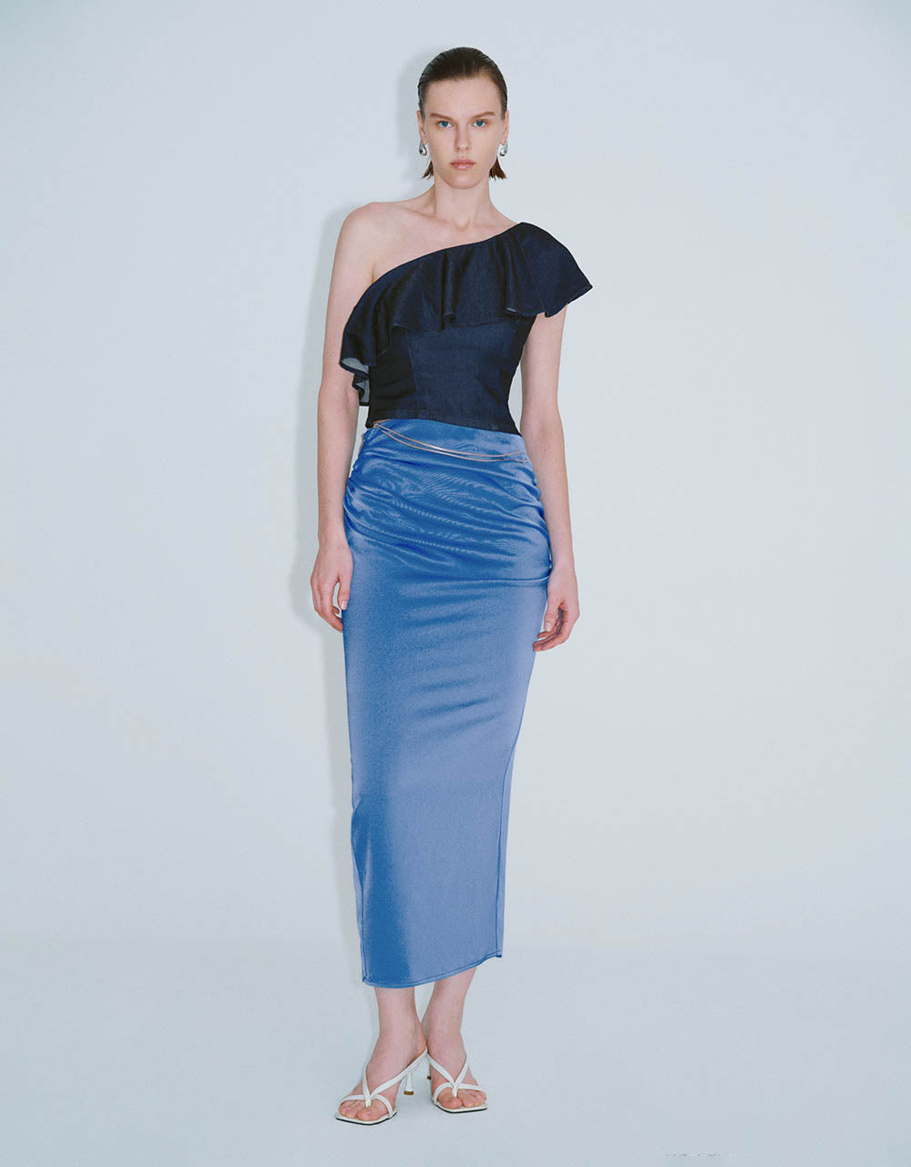 Midi Straight Skirt